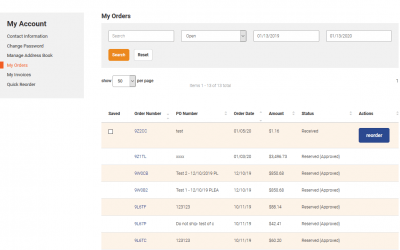 Invoices And Order History